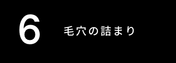 毛穴の詰まり